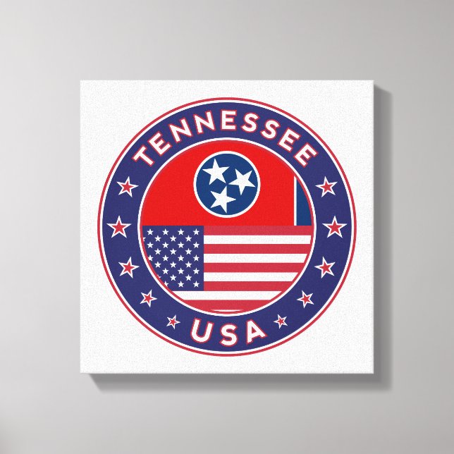 Tennessee, poster de Tennessee, lienzo (Anverso)