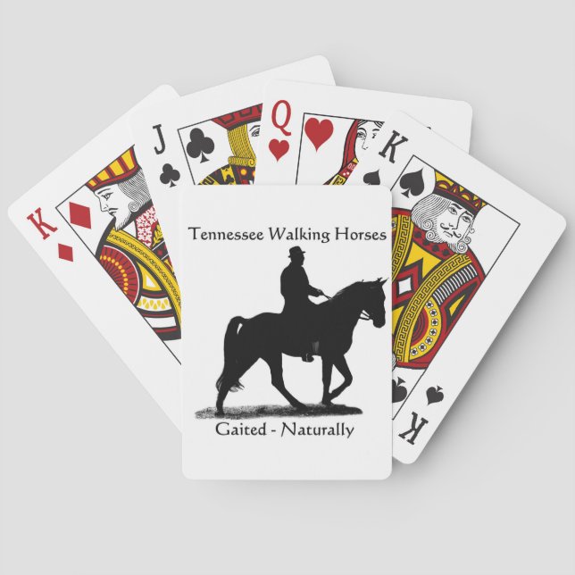 Tennessee Walking Horse cartas de juego (Reverso)