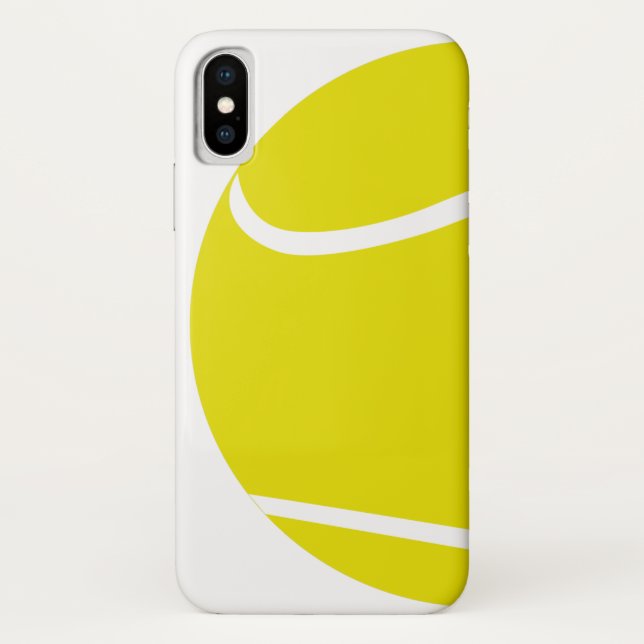 Tennis Design iPhone X Funda  (Reverso)