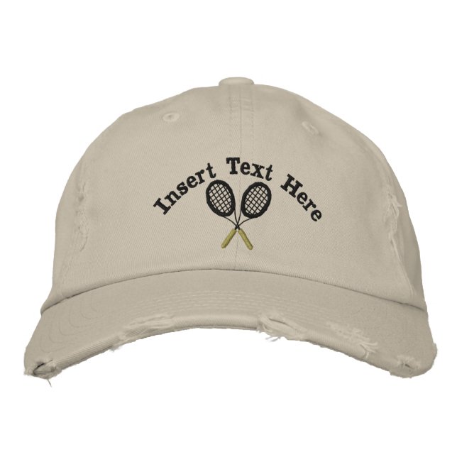 Tennis Embroidered Gorra (Anverso)