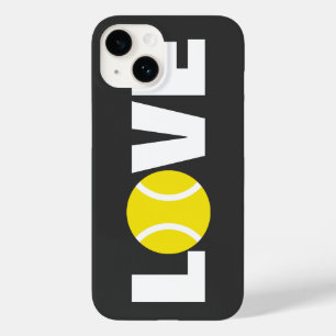 Tennis love iPhone 14 tapa funda con diseño de bol