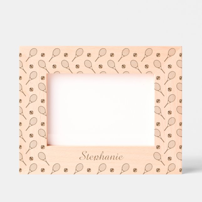 Tennis Net gana marco de imagen con ajuste láser (Anverso)