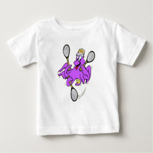 Tennis Octopus Baby Jersey T-Shirt