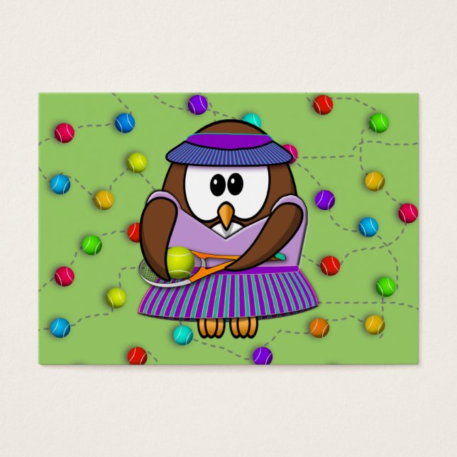 tennis owl - girl (Frente)