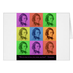 Tennyson "El amor es largo" Regalos de arte pop y 