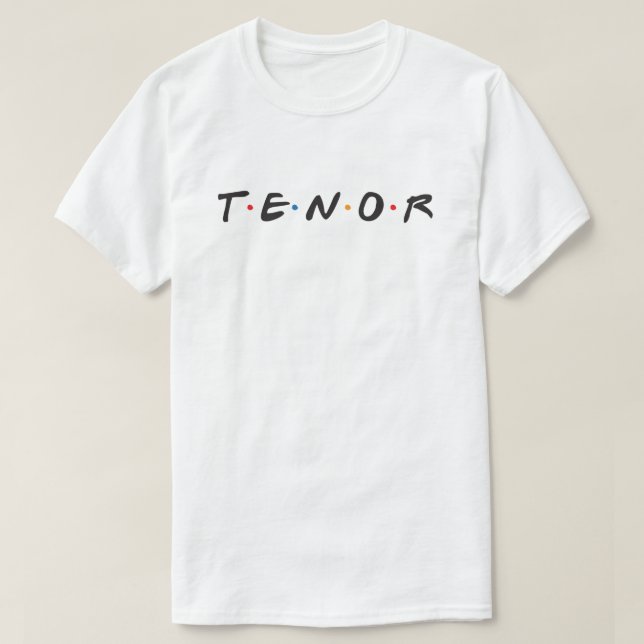 TENOR - AMIGOS Camiseta básica (Diseño del anverso)