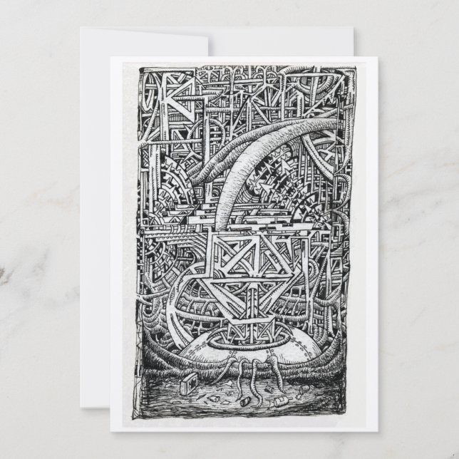 Tentacle Tank por tarjeta plana de Brian Benson (Anverso)