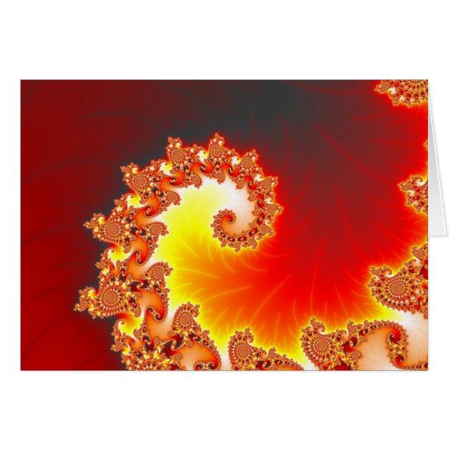 Tentáculo llameante - arte del fractal (Anverso (Horizontal))