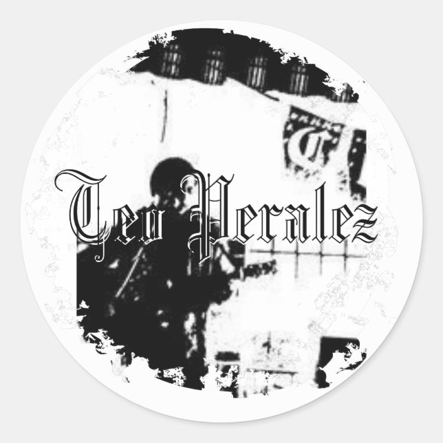 Teo Peralez - Pegatinas turbulentos (Anverso)