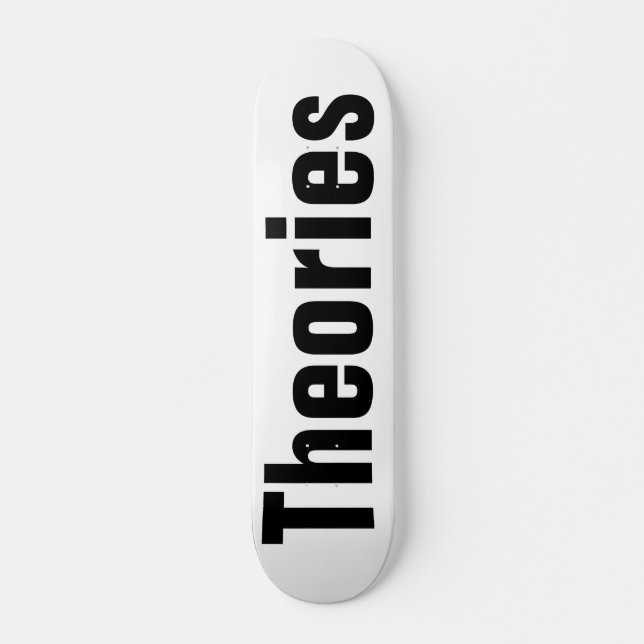 Teorías Skateboard (Anverso )