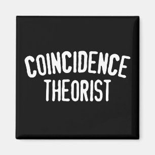 Teórico de la coincidencia - imán del refrigerad