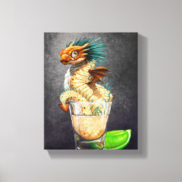 Tequila Dragon 8x10 Imprimir lienzo