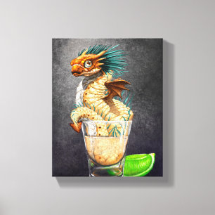 Tequila Dragon 8x10 Imprimir lienzo