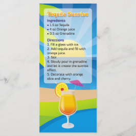 Tequila Sunrise Cocktail Recipe Invitación
