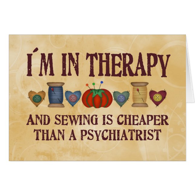 Terapia de costura (Anverso (Horizontal))