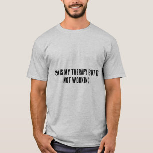 Terapia de Gimnasio No Funciona Camiseta de Humo
