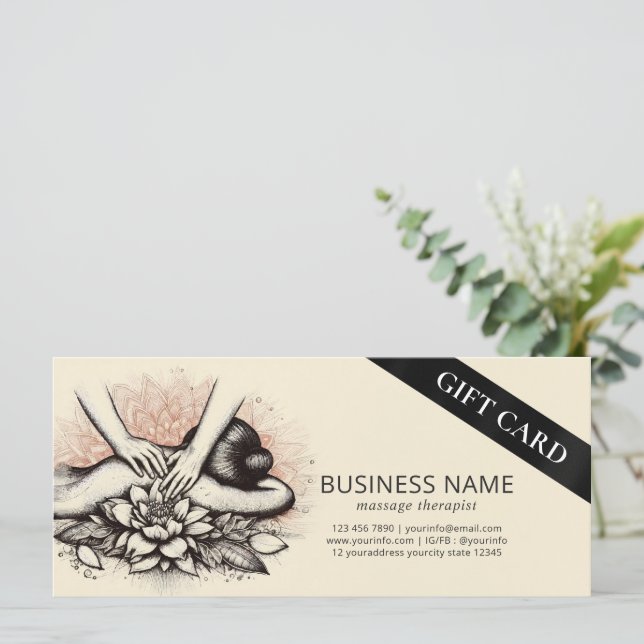 Terapia Masajista Manos Curadoras Energía Spa Well (Anverso de pie)