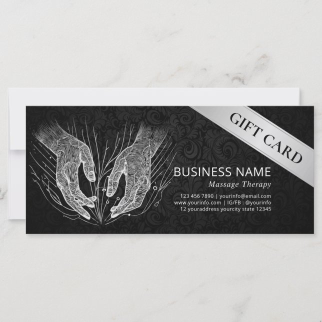 Terapia Masajista Manos Curadoras Energía Spa Well (Anverso)