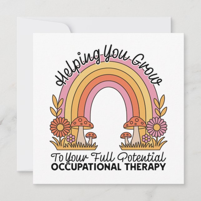 Terapia ocupacional (Anverso)