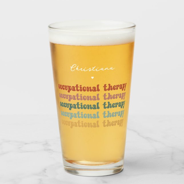 Terapia Ocupacional Retro A Personalizada (Anverso (lleno))