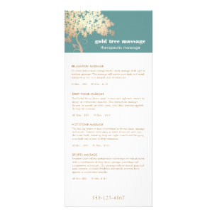 Terapia Terapia de Masaje Gold Tree Menú Spa