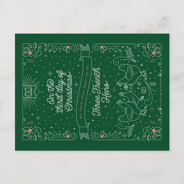 TERCER DÍA DE NAVIDAD / Tarjeta de Navidad (Anverso)