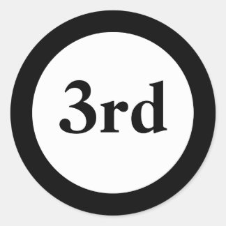 Tercer lugar Premio a los Pegatinas negros