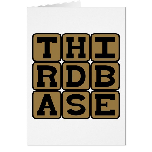 Tercera base, posición de béisbol (Frente)