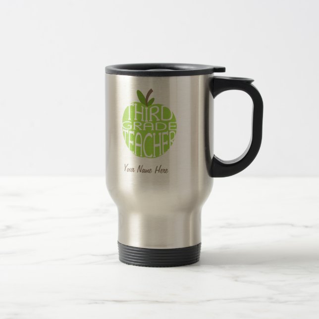 Tercera taza del profesor del grado - Apple verde (Derecha)