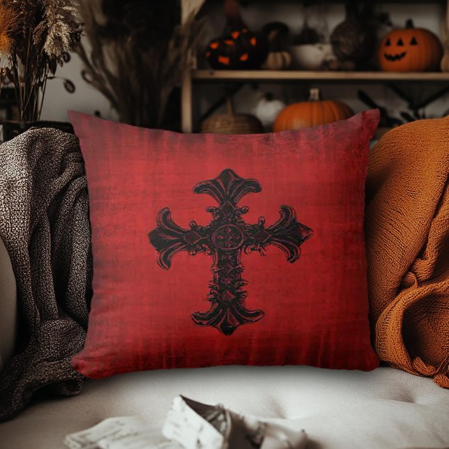 Terciopelo rojo Cojín decorativo (Subido por el creador)