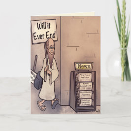 ¿Terminará alguna vez la tarjeta de saludo?