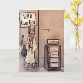 ¿Terminará alguna vez la tarjeta de saludo?