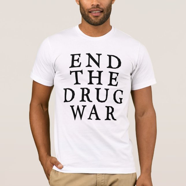 Termine la camiseta de la guerra de droga (Anverso)