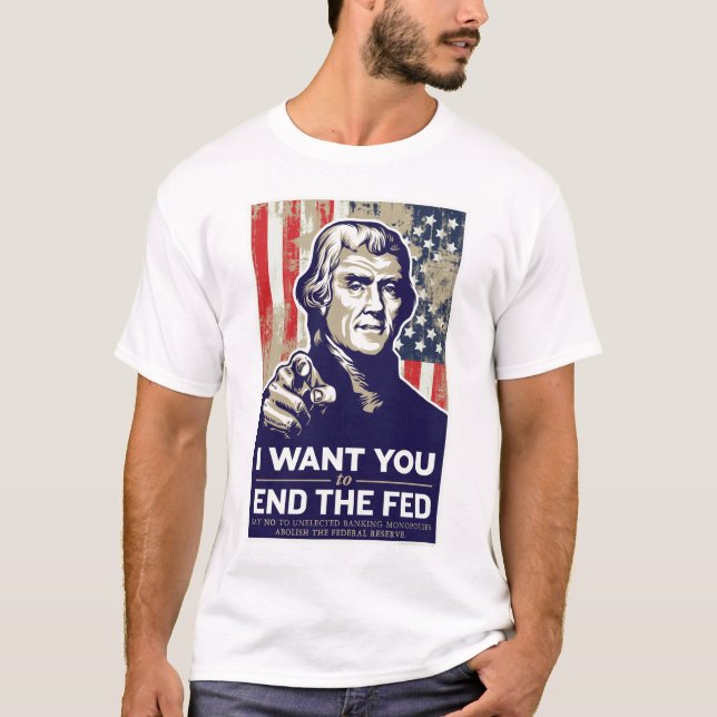 Termine la camiseta Jeffersonian de FED (Anverso)