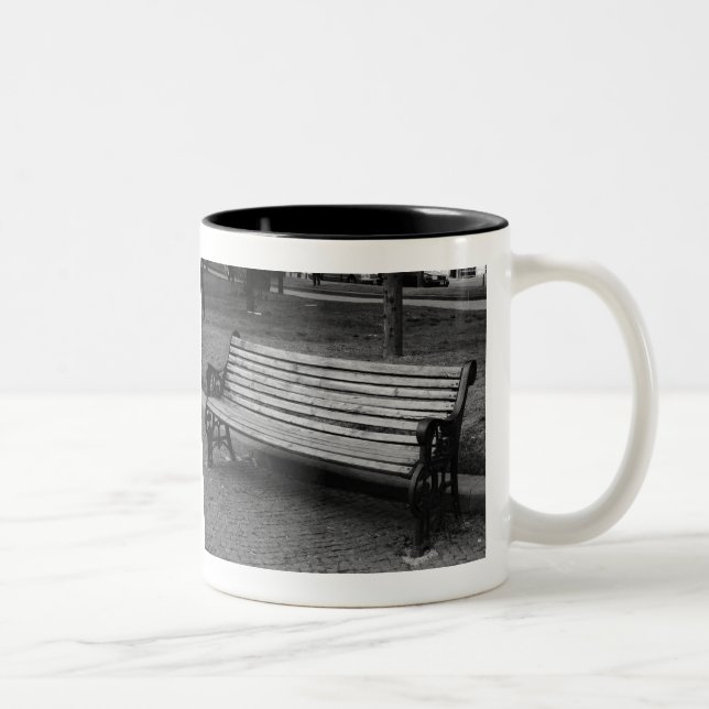Termine la taza blanco y negro (Derecha)