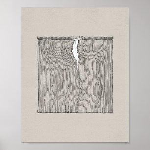 Terminó - Mateo 27:51 Arte De Pared De La Biblia