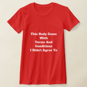 Términos y Condiciones Camiseta