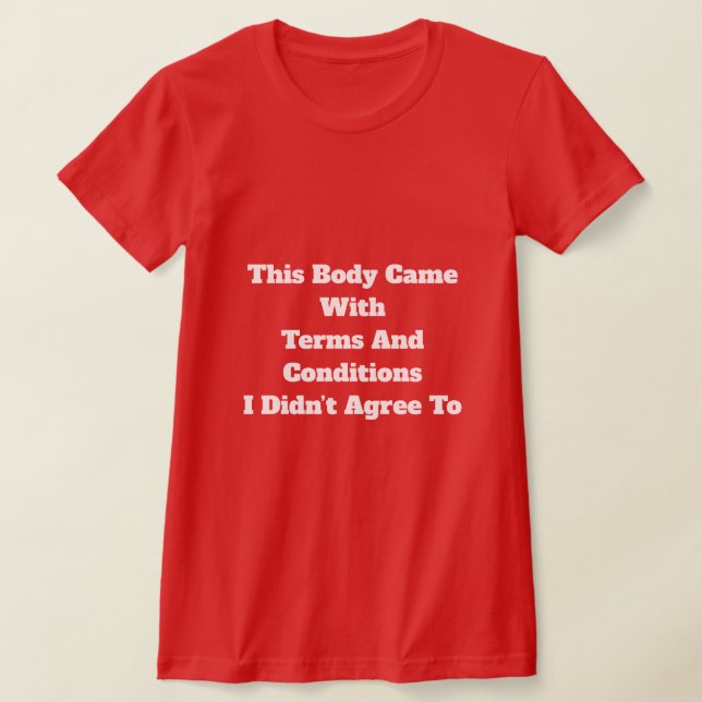 Términos y Condiciones Camiseta (Distribución)