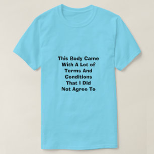 Términos y condiciones de la camiseta