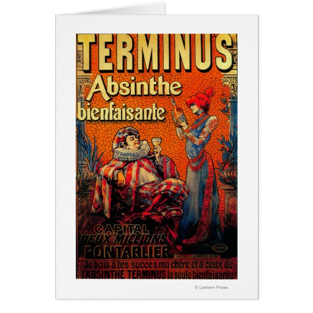 Terminus Absinthe Vintage PosterEurope (Frente)