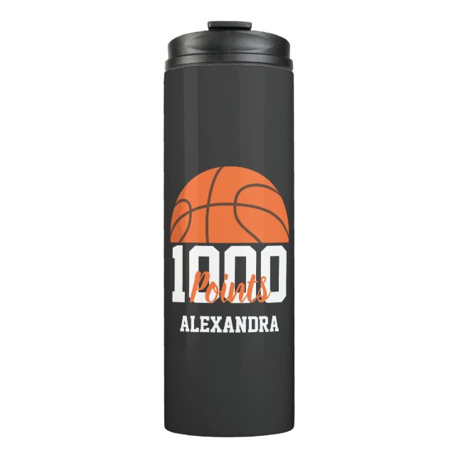Termo 1000 Career Points Scorer Basketball Player Team (Anverso)