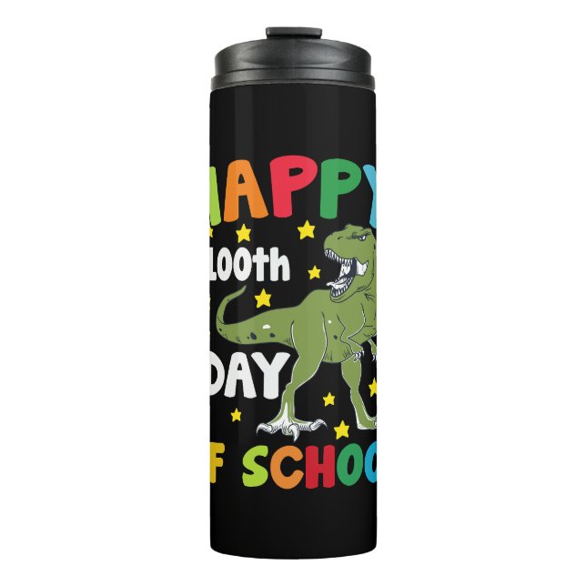 Termo 100 días de escuela Trex 100º día de escuela  (Anverso)