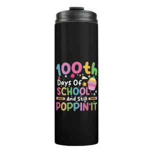 Termo 100 Días De Escuela Y Todavía Sigue La Chica 
