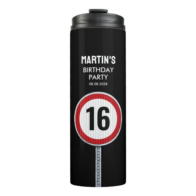 Termo 16th Birthday Speed Limit (Anverso)