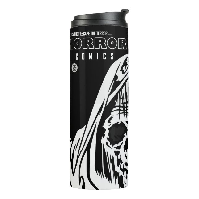 Termo 1960's HORROR Comics Tumbler (Rotado hacia la izquierda)
