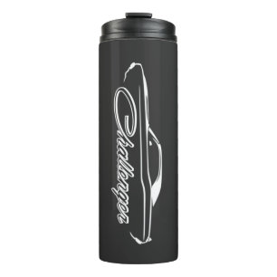 Termo 1970 Challenger Fantasma Negro Silueta