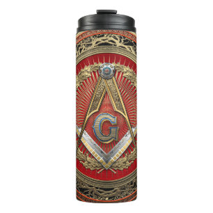 Termo [200] Master Mason - Gold Square & Compass