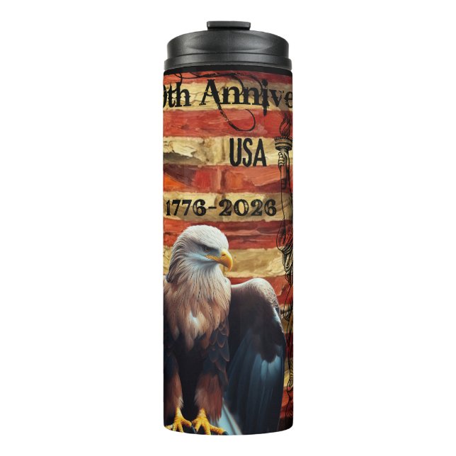 Termo 250º Semiquincentenario de Estados Unidos (Anverso)