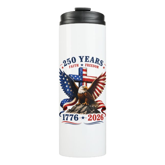 Termo 250 años de fe y libertad (Anverso)
