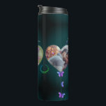 Termo 2 fotos 3Aniversario del Boda de vidrio Jade<br><div class="desc">Estos encantadores tumblers térmicos Zazzle impresos podrían ser sólo el regalo de 3er año de aniversario moderno que usted está buscando,  asequible y deliciosamente diseñado para honrar su día especial!</div>